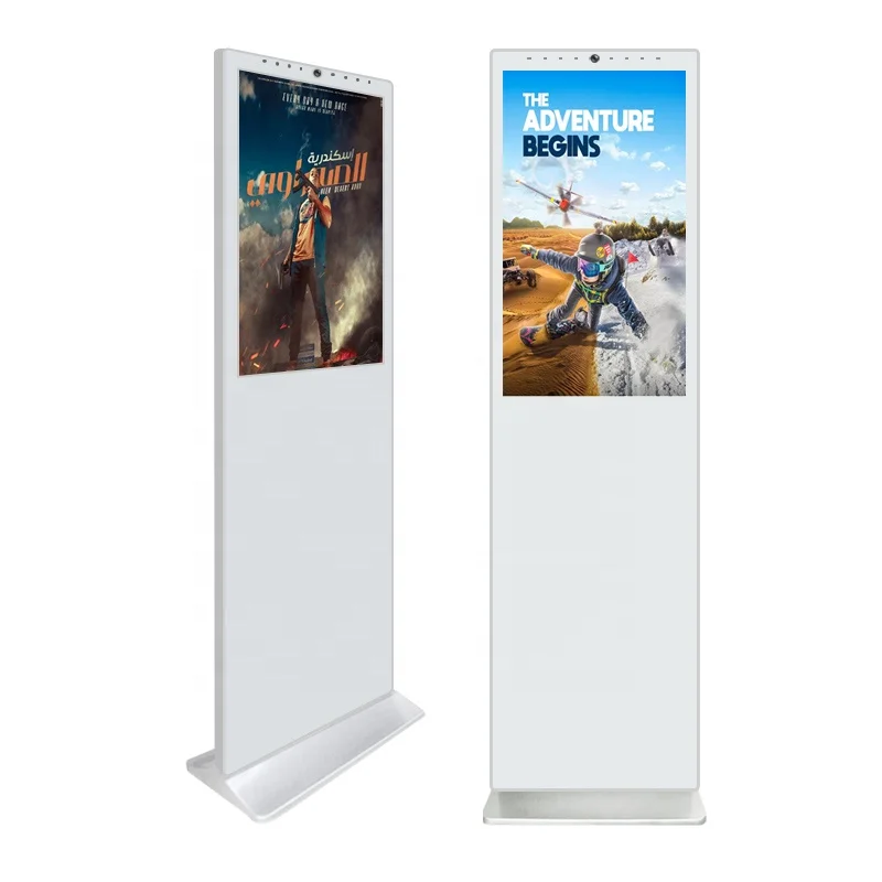 49inch Touch Screen Self Service Payment Machine Kiosk Camera Microphone Interactive Smart Totem with Thermal Printer