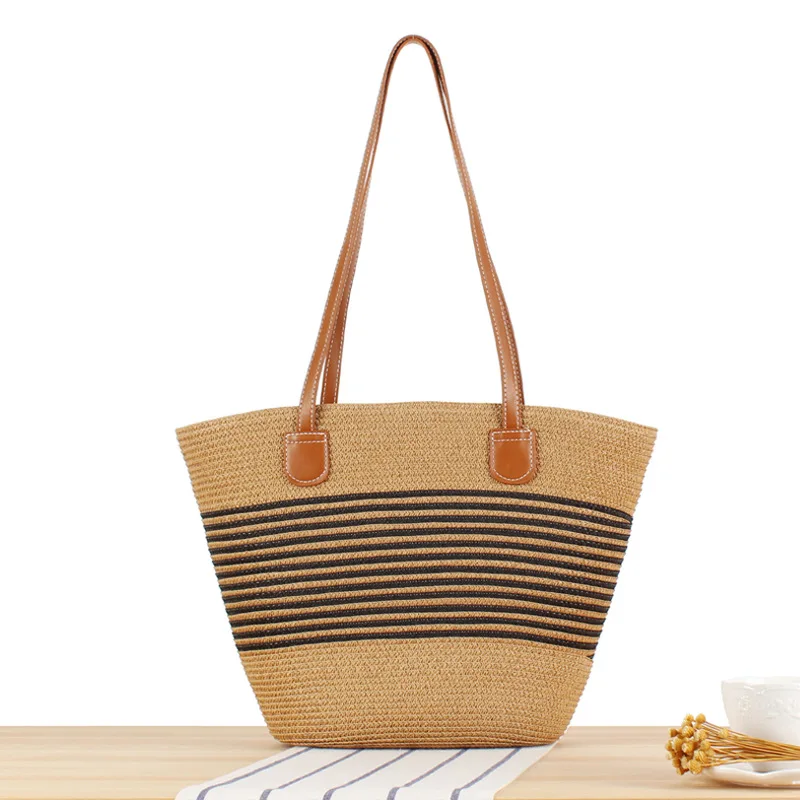 Woven Handbag Walmart Straw Bag T136 Handmade Big Size Knit Tote