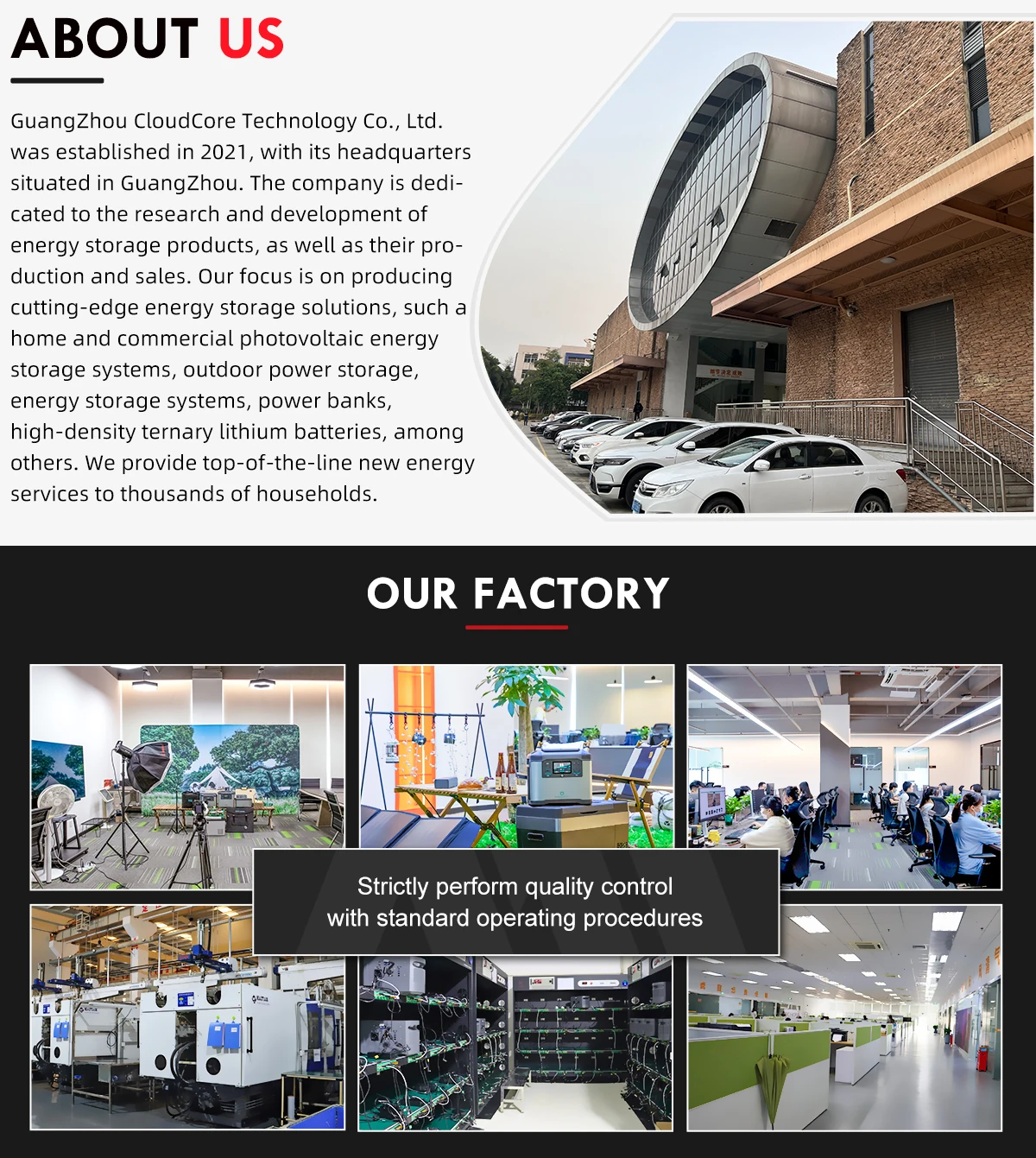 Outdoor Backup Power Station Storage Power Supply Portable Power