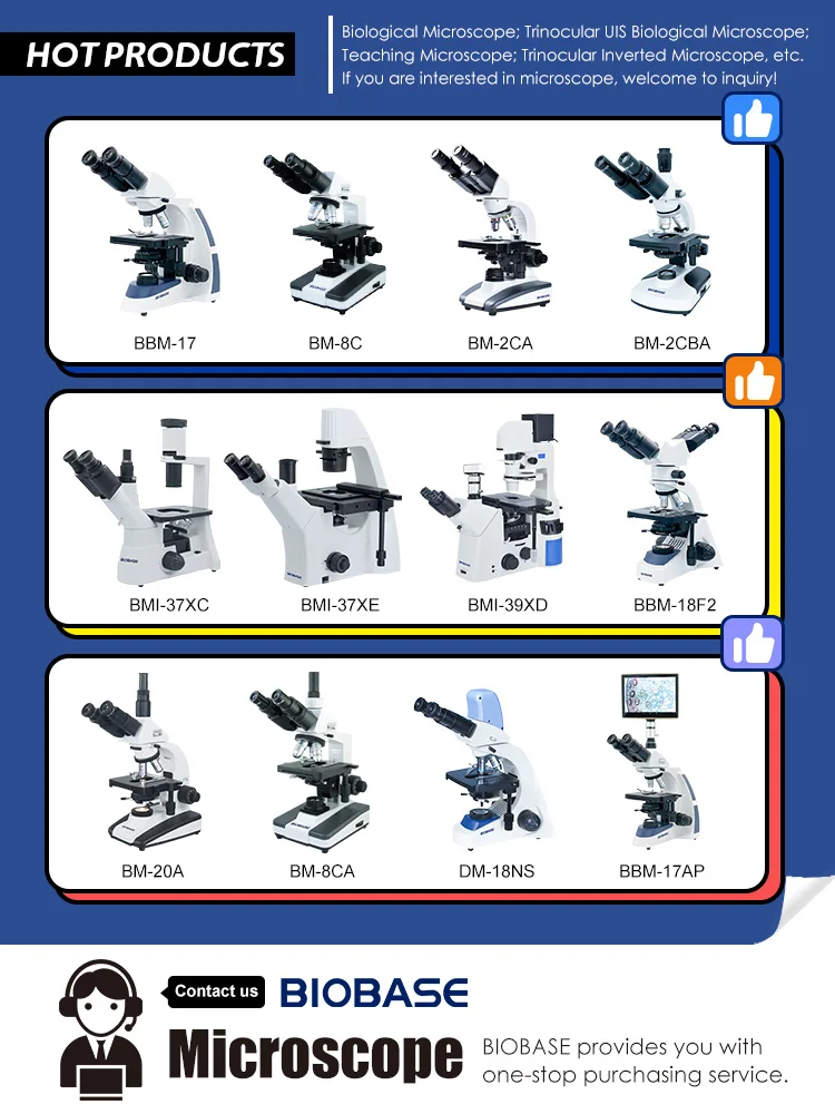Biobase Digital Laboratory Biological Microscope Abbe Na1.25 Condenser