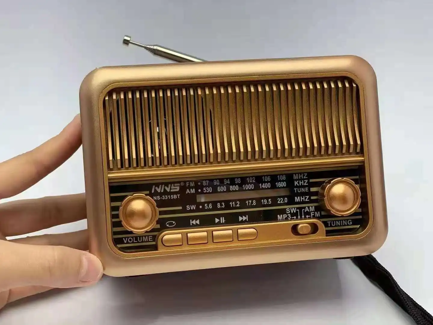 Перезаряжаемый Fm-радиоприемник с подключением по Bt недорогой портативный винтажный радиоприемник Usb Tf музыкальный плеер M -553bt/новый ретро-радиоприемник