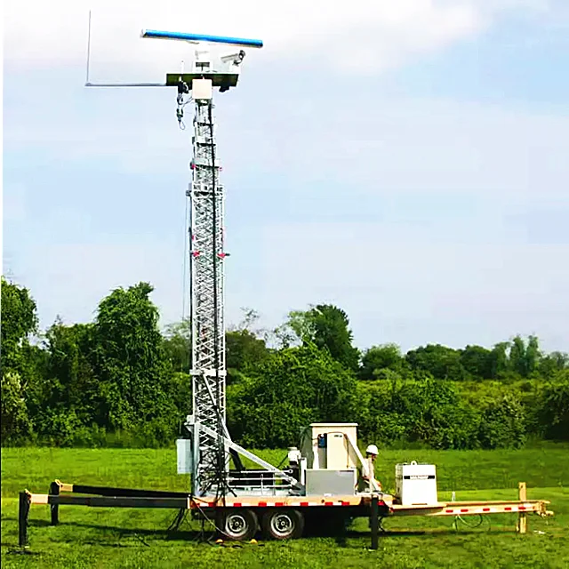Wholesale Cow Tower Heavy-Duty Telescopic Mobile Communication Tower Accessory Q420B/Q355B/Q235B Steel Hot Dip Galvanized