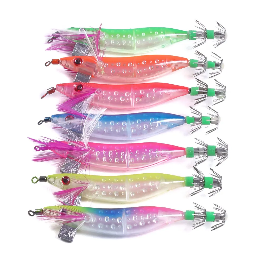 Hengjia Plastic Banana Shrimp Fishing Baits - 10CM 9.1G