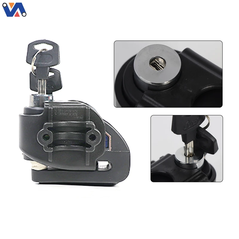 product new image wholesale alarm disc lockstorage holder for bicycle parts bicycle lock with key bicycle accessories cycle accessories-7