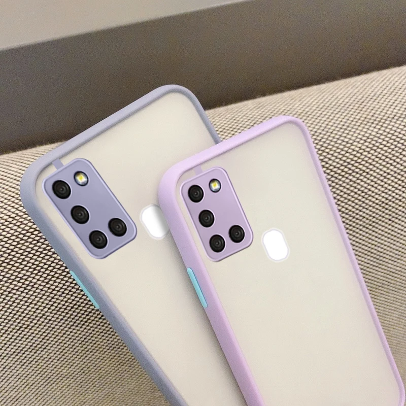 Matte Hard Clear Case Phone Cover for Samsung Galaxy M31 M30s A51