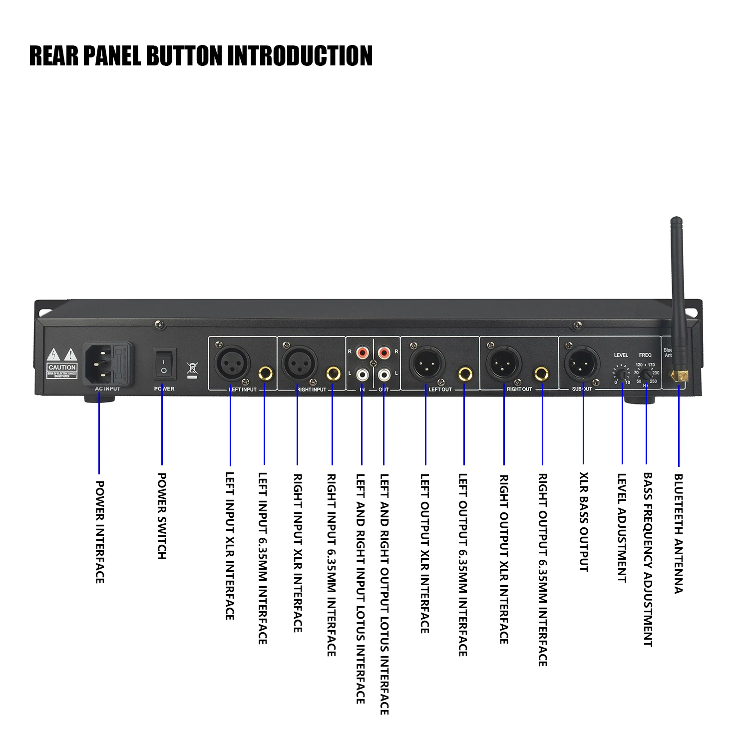 Recordio Professional Audio System - 31 Band EQ Standard