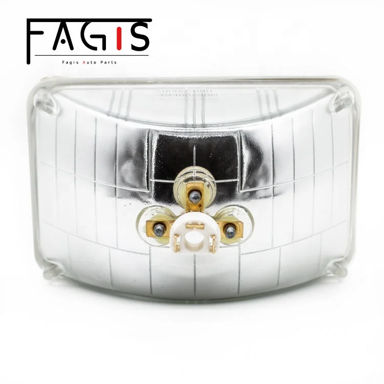 5 Inch Square Sealed Beam with Halogen Bulb H6001 H4652   Warm White Auto Headlamp