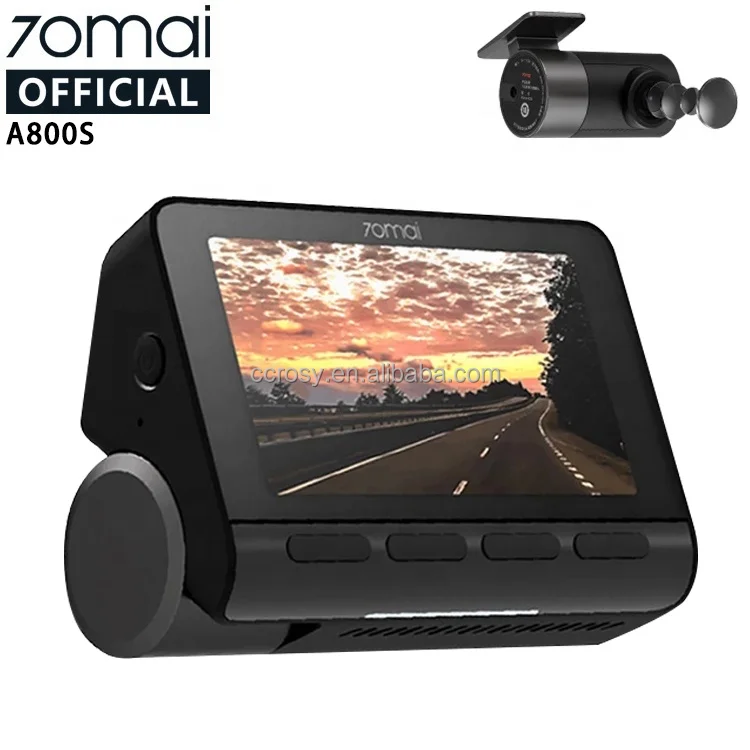 70mai Dash Cam 4k A800s-1 With Rear Camera Set 70mai A800s-1 70mai Dash ...