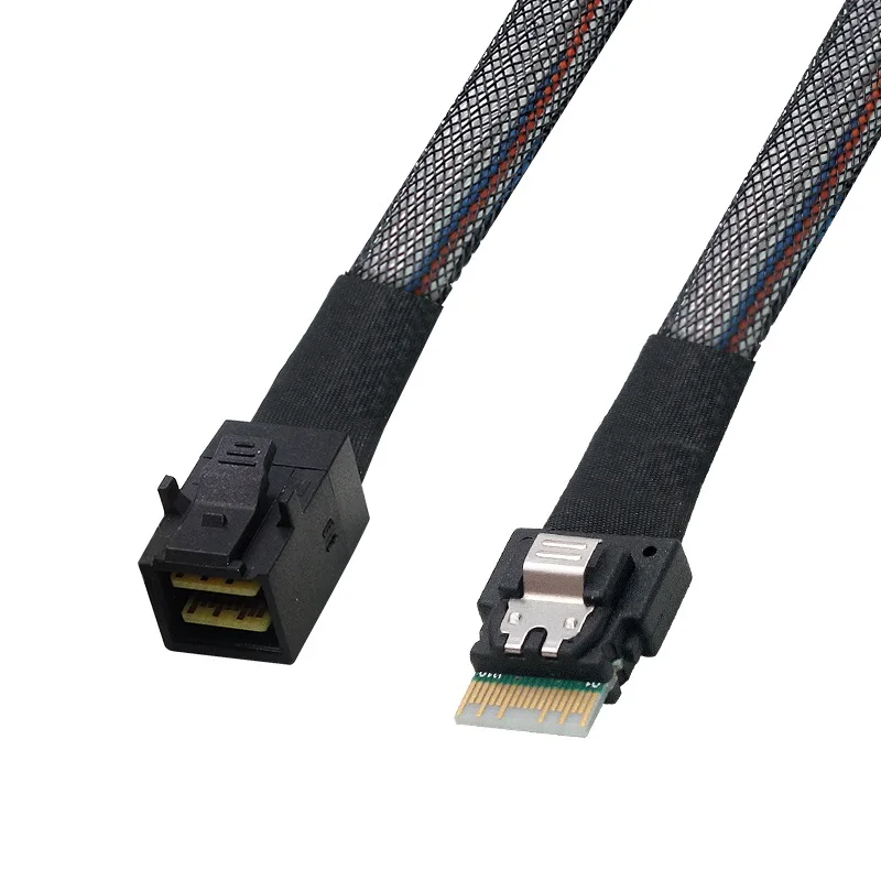 New Server Connection Cable Sff8654 To Sff8643 Adapter Cable Slimsas 4i ...