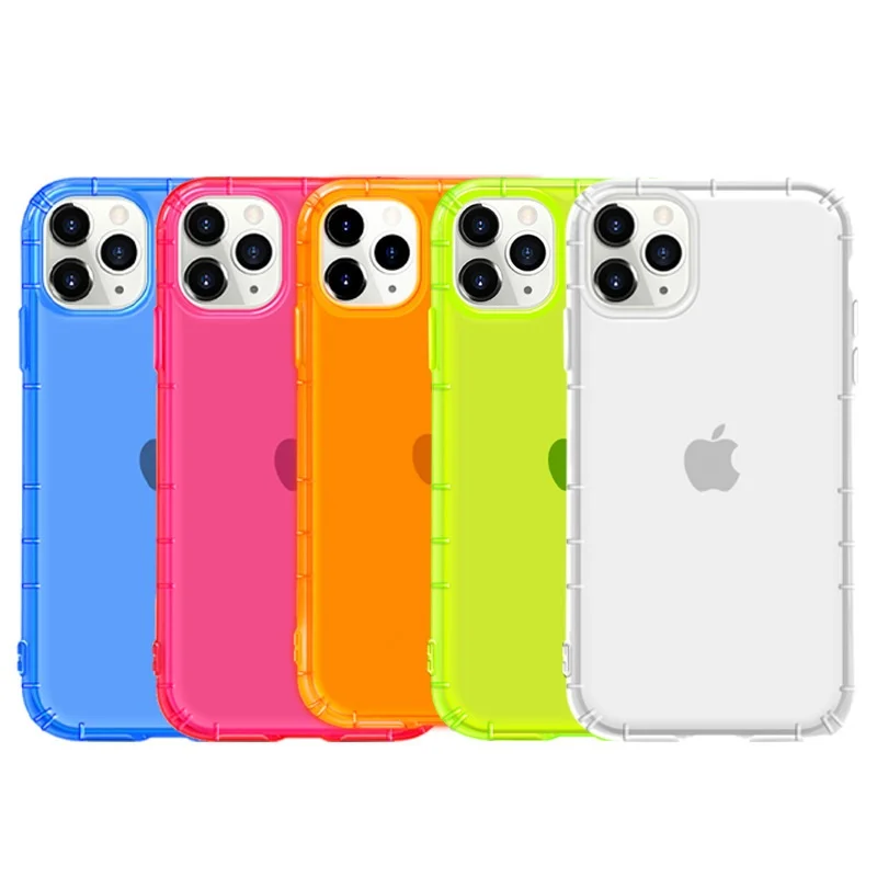 Fashion Fluorescent Neon Pink Phone Case For Iphone 11 12 Pro Max For Iphone 12 Pro Max Case Neon Colors Buy For Iphone 12 Pro Max Case Neon Colors Product On Alibaba Com