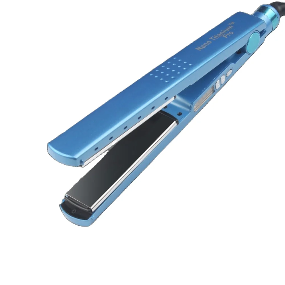 Plancha de Pelo Profesional Plancha de pelo nano titanio azul Cerámica  Avanzada con Perla Plancha de pelo Plancha de Pelo,Digital, Keratina :  Amazon.es: Belleza