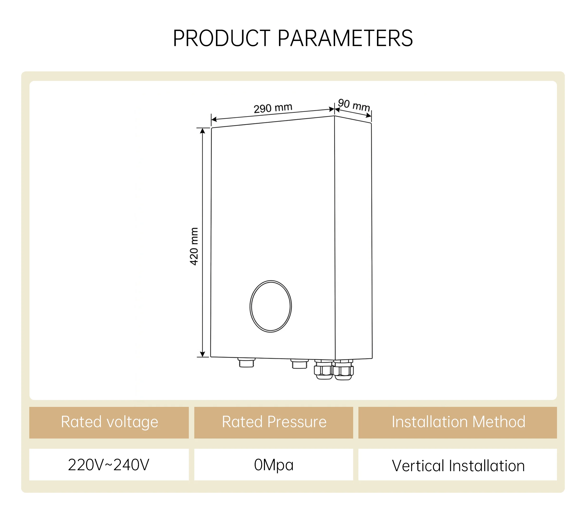 Specifications