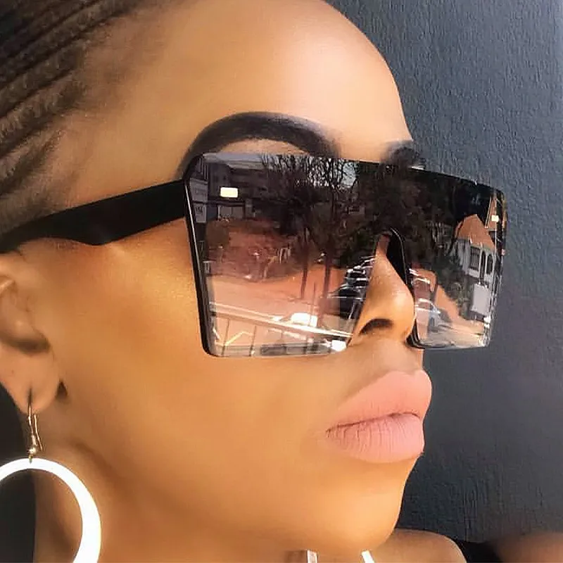 Unisex Oversized Sunglasses Women 2019 Fashion Outdoor Visor Shades Men Eyewear 