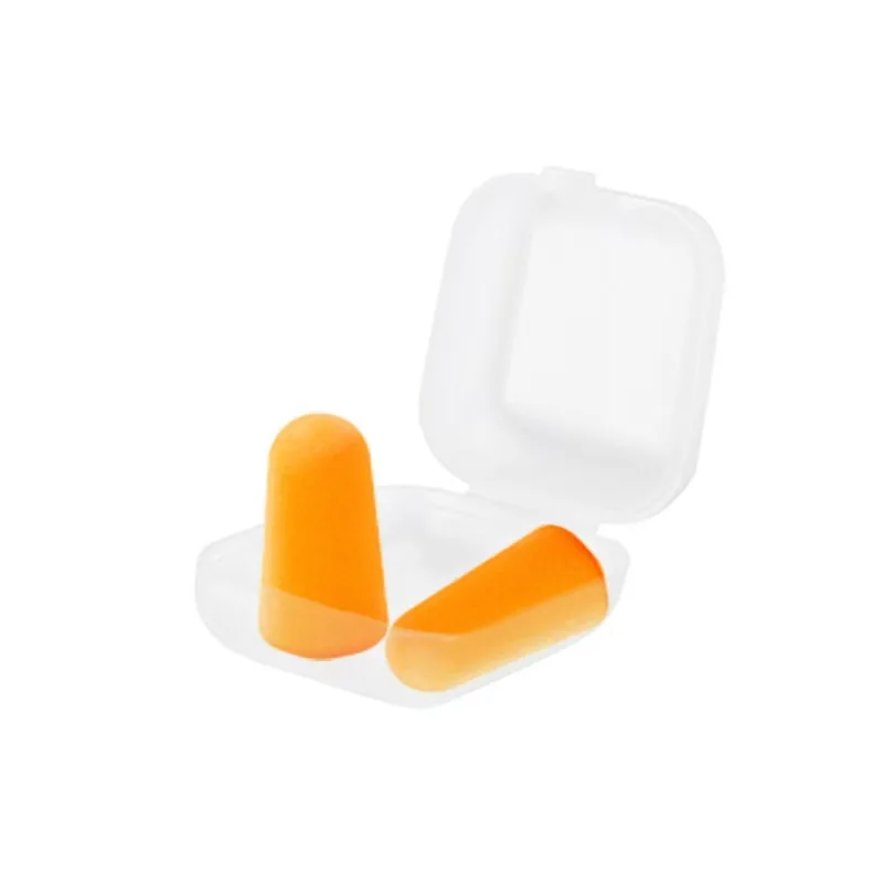 Printable Logo Multi-Color Available Square Box Packaging Sound Insulation Office Noise Reduction Sponge Earplugs preview 2