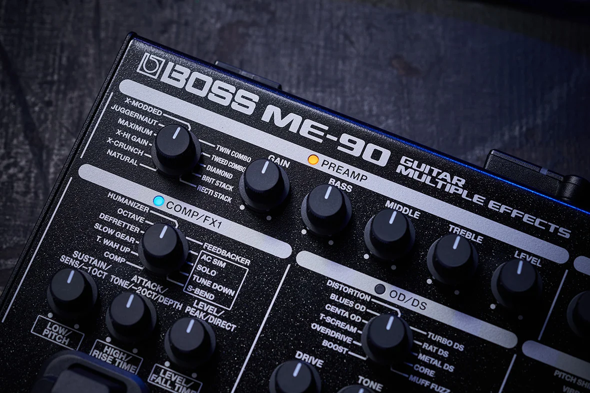 Boss ME 80 & ME 90 Guitar Multi-Effects Pedal with Power Adapter