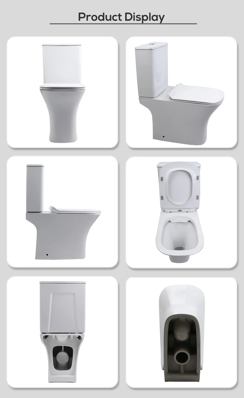 Europe Design Economic Modern Rimless Toilet
