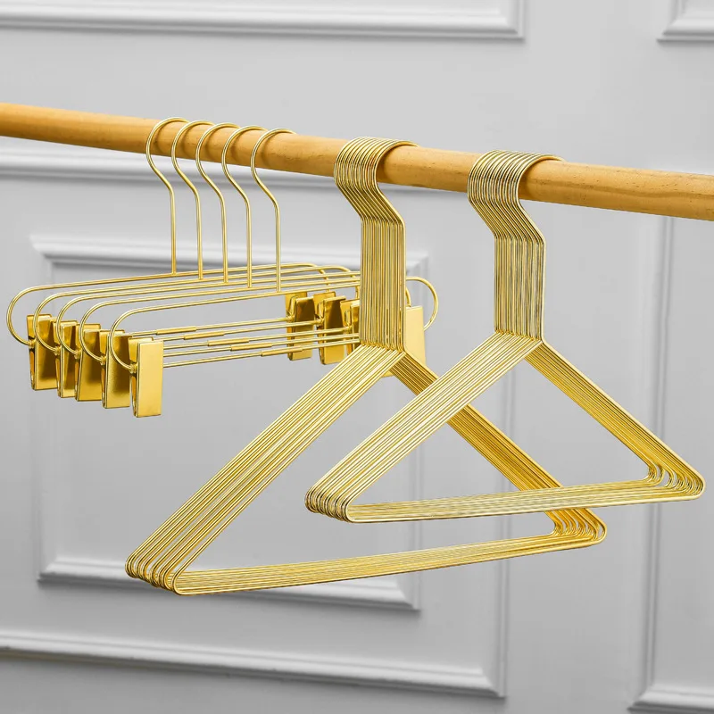 Luxury Baby Garment Shop Gold Metal Clothing Hanger for Clothes Children Clothing Hangers