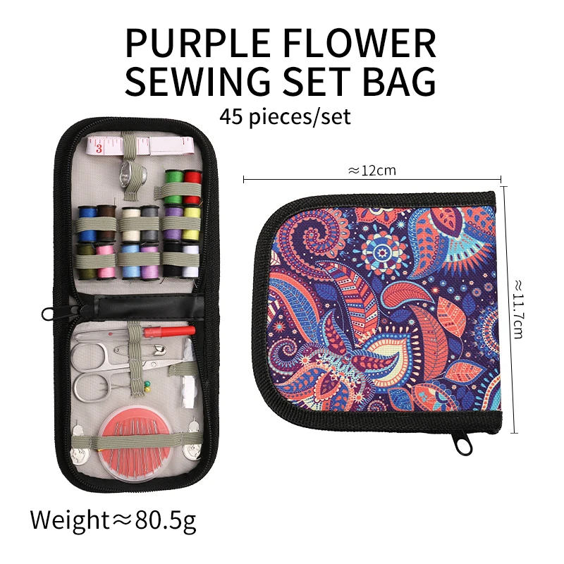 小物 j SIMPLE PROJECT JP Portable Sewing Accessories Beginners Needle and Thread Set Box