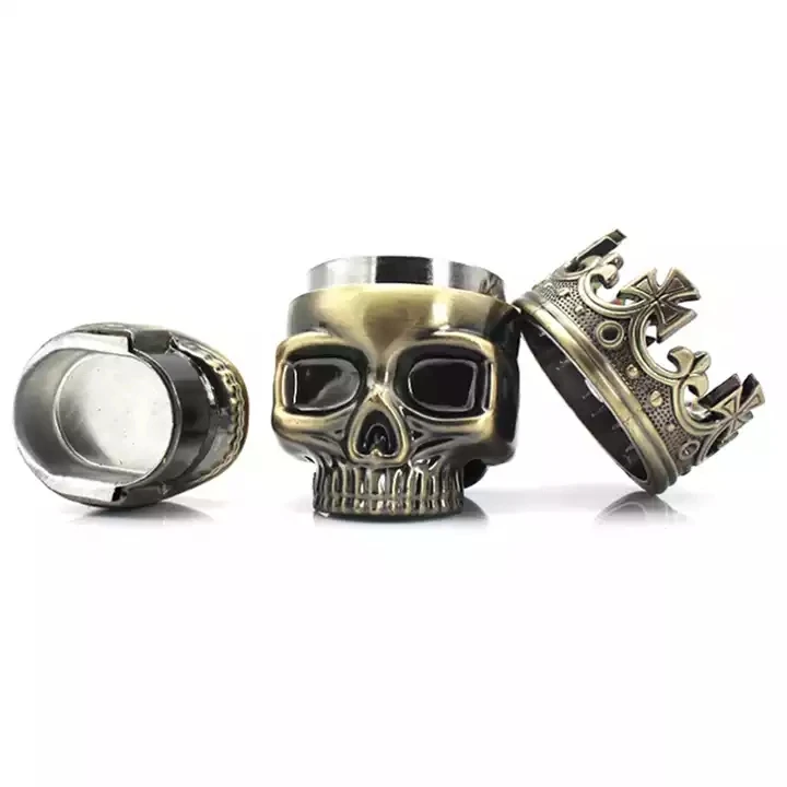 Wholesale Bronze Zinc Spice Tobacco Herb Grinder Smoking Accessories