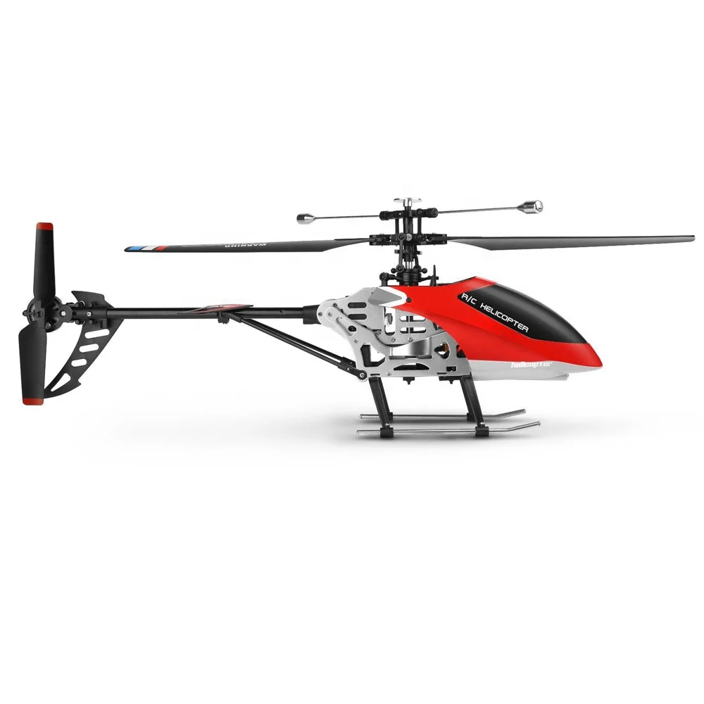 Helicóptero RC WLToys V912-A com controle remoto e 4 canais