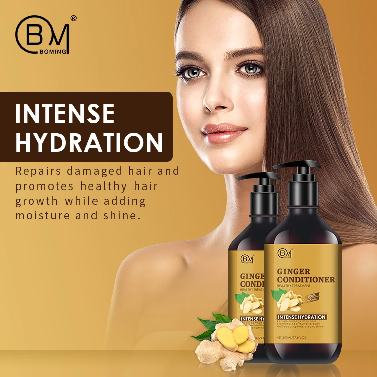 Индивидуальные органические Имбирные кондиционеры против выпадения волос для роста волос