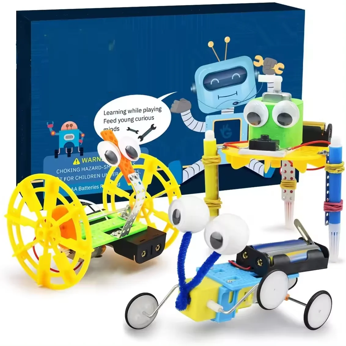 Factory Customized STEM Toys DIY Robot for Kids in DIY Science