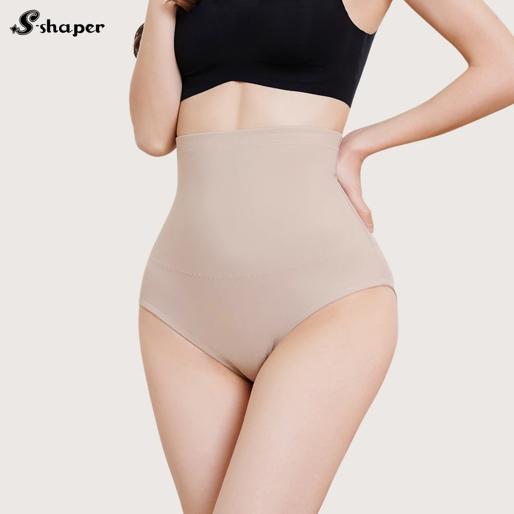 S-SHAPER Culottes Post-Partum Sans Couture Haute Compression Corset Modelant Shorts pour Femmes Colombianas Fajas Shapewear String Fesse Arrondie Soutenant Culotte