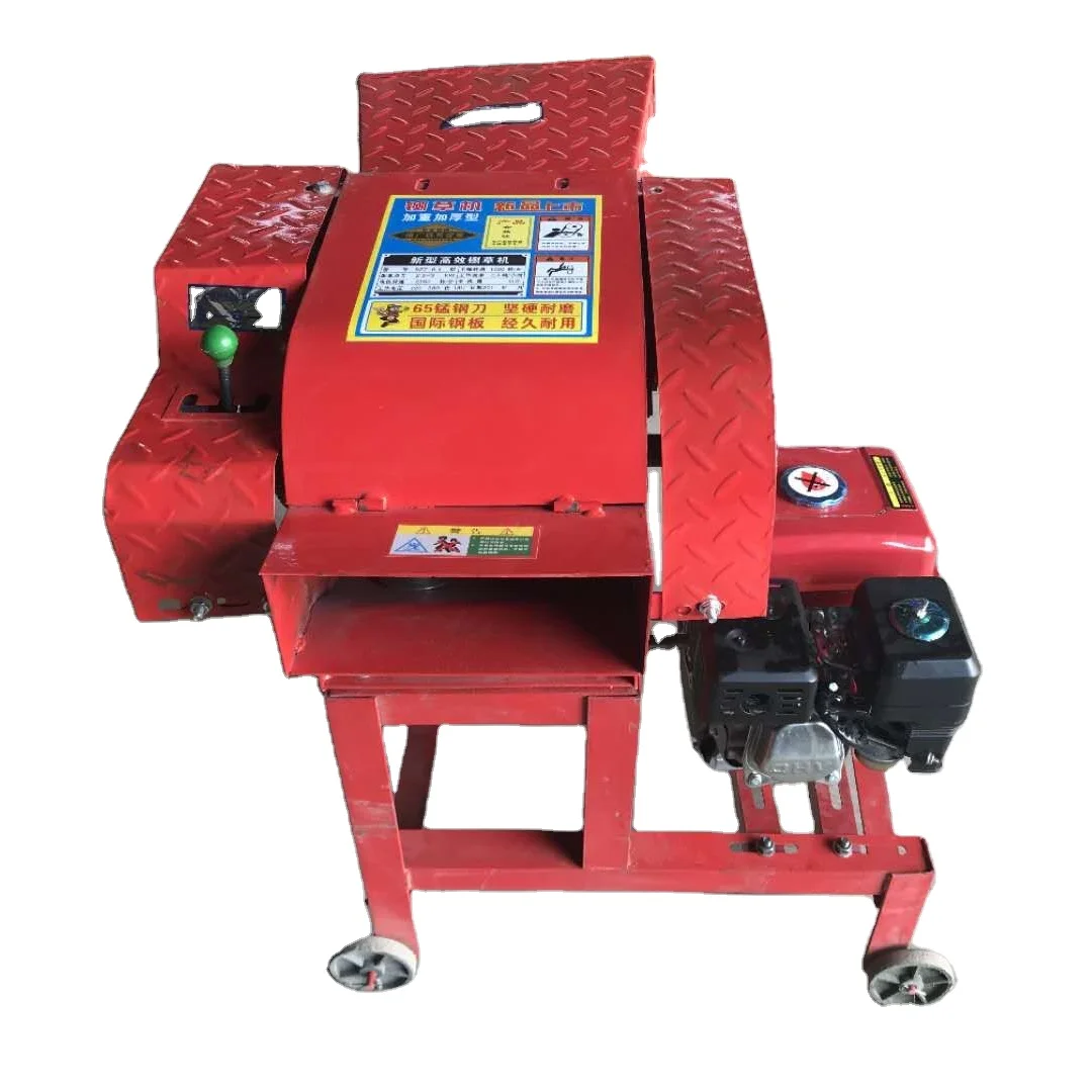 Sodder Chopper 500kg/h Animal Feed Grass Chopper Fodder and Forage Chaff Cutter Silage ...