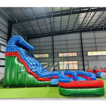 New design inflatable water slides commercial grade wet and dry inflatable slide outdoor games inflatable pool slide for party