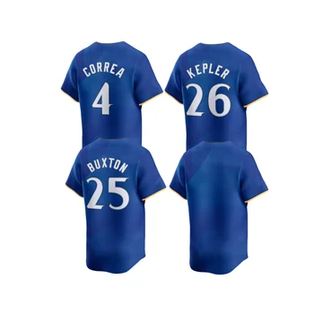 2025 New Design Anti-UV Men Baseball Jersey for All American Baseball Team