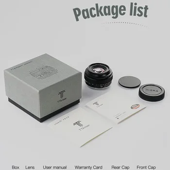 TTArtisan 50mm F2 Full Frame Camera Lens Large Aperture Manual Fixed Camera Lens for E/X/M43/EOS-M/RF/Z/L Mount product image