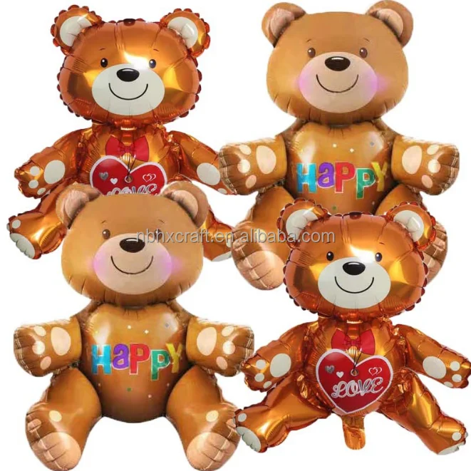 Splicing Sitting Bear Aluminum Foil Balloon Party Landscape Cartoon Bear  Aluminum Foil Balloon - Buy Bee Balloon,Cheap Cartoon Foil Balloons,Self  Inflating Foil Balloons Product on 