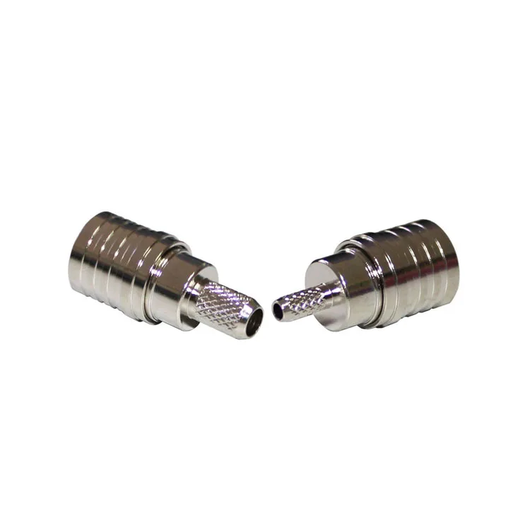product 50ohm qma c j3 rf connector straight male head qma connector crimp rg58 rg142 cables qma male connector-1