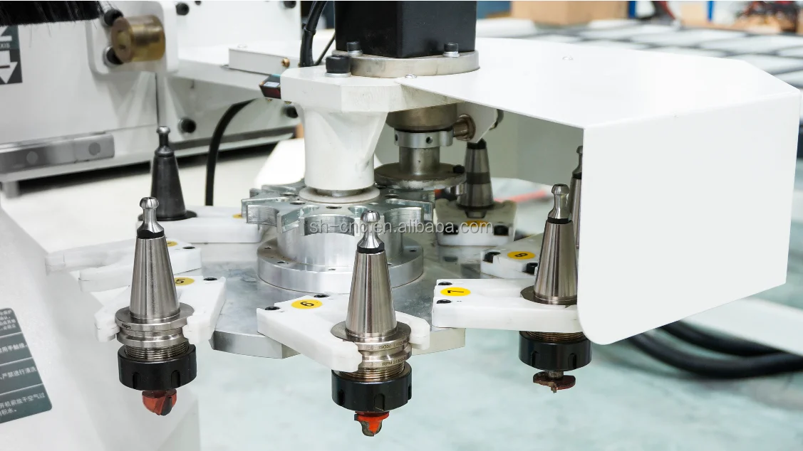 Automatic Cnc Machine for Custom Furniture Making Tool Changer Woodworking Nesting Machine