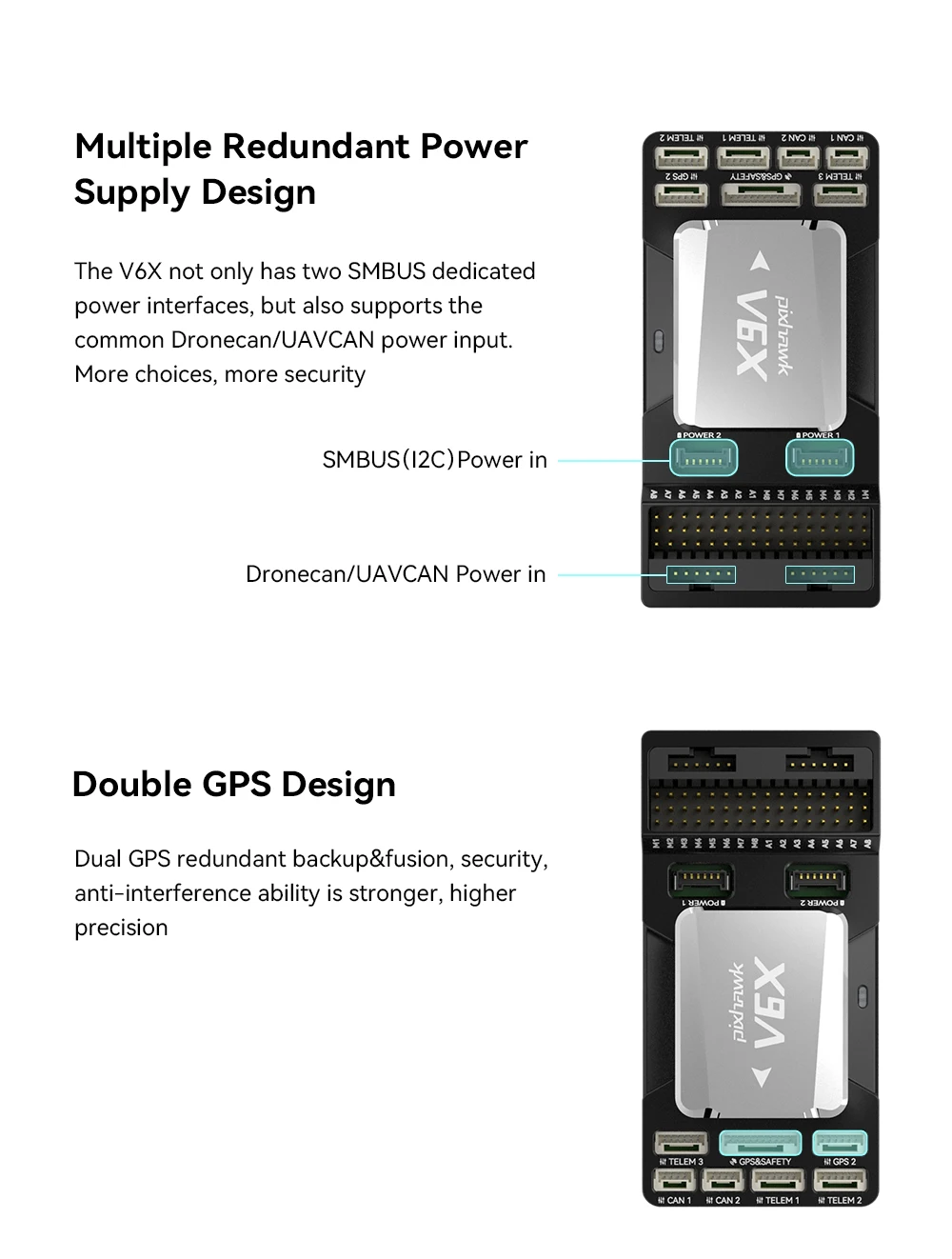 2023 Cuav New Spray Uav Pixhawk V6x Flight Controller Supports Apm And ...