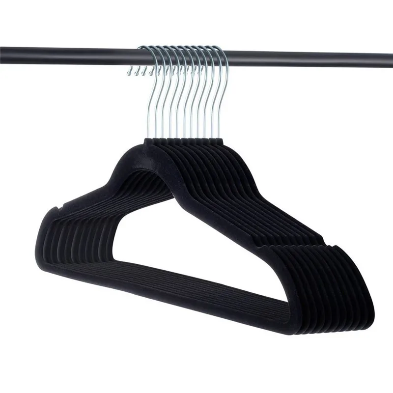Non-Slip Velvet Hangers Suit Hangers Ultra Thin Space saving Durable Hangers 