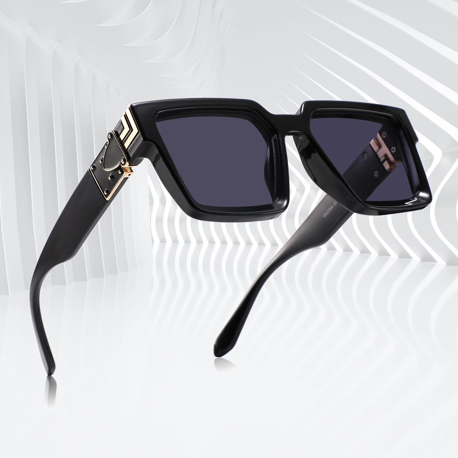 Square Oversized Millionaire Fashion Glasses Luxury Sunglasses For Men  Vintage Sunglasses Women Sonnenbrille Gafas De Sol Lentes