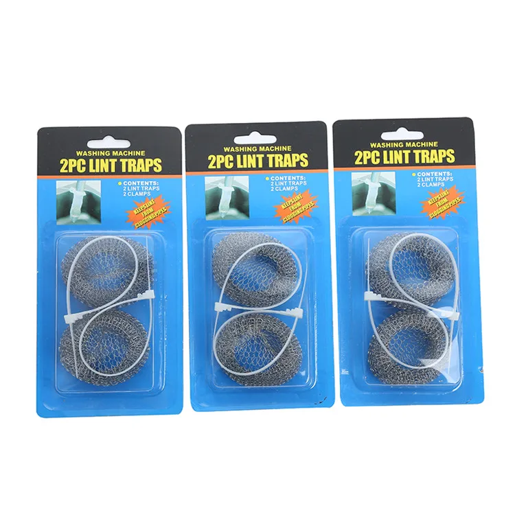 2PC Metal Mesh Lint Trap