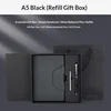 Caja de regalo con recambio de bolígrafo negro