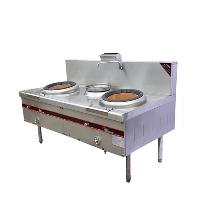Stainless Steel Chinese Gas Wok Equipment High Pressure Wok Gas