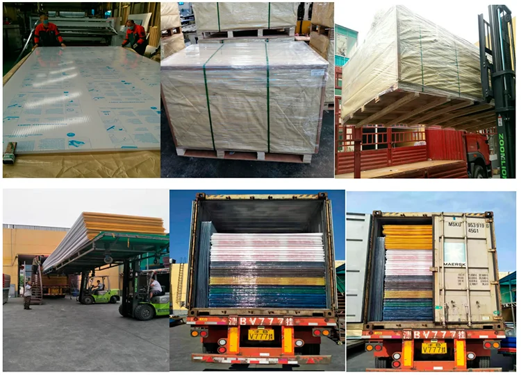 Double-Walled Polycarbonate Panel Transparent Hollow Polycarbonate for Outdoor Use Free Sample Available
