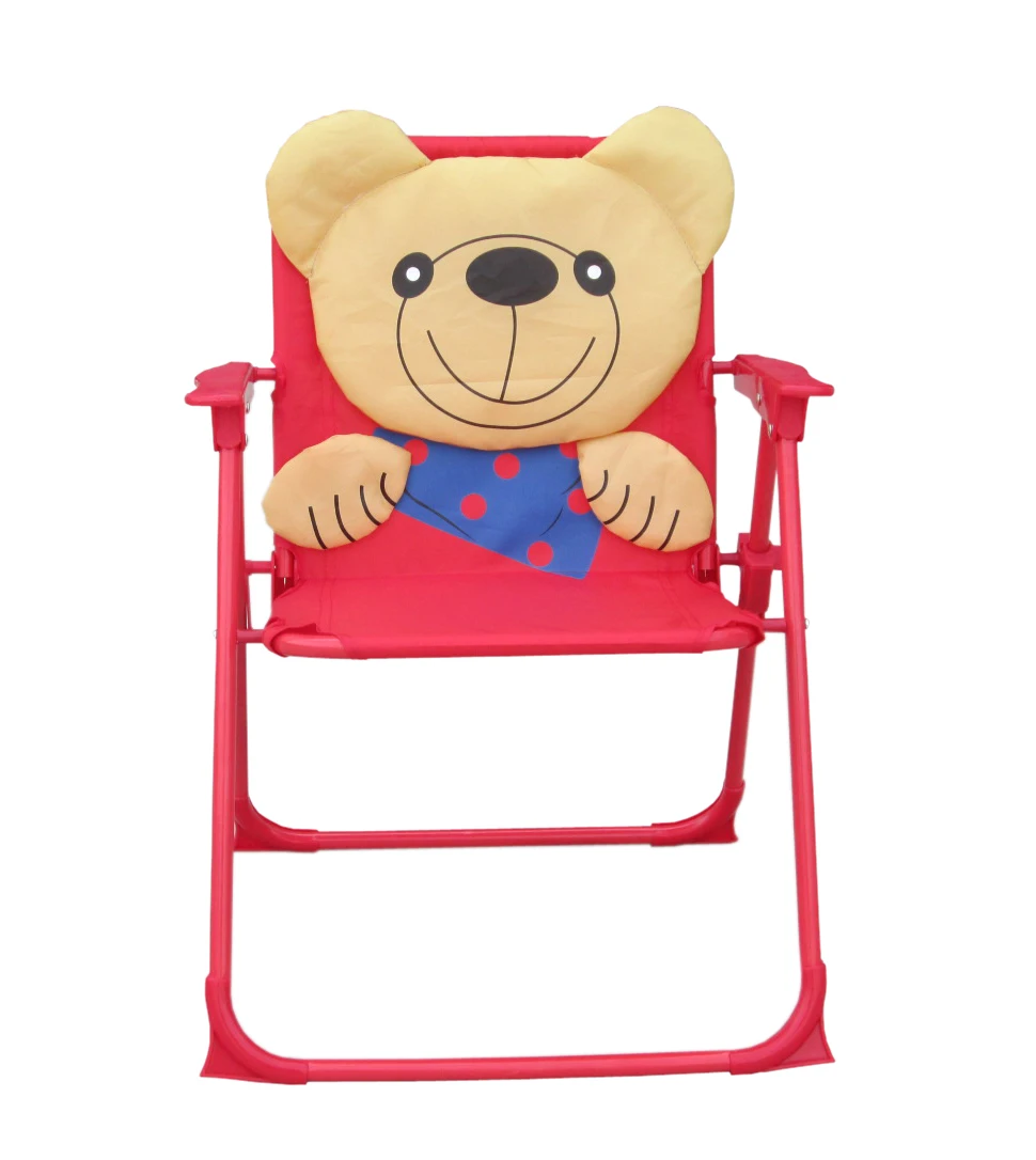 cartoon kids furniture foldable outdoor camping fabric chair for
