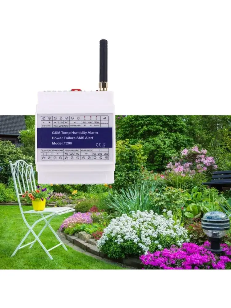 Commutateur de relais à distance GSM T201, contrôle d'accès, alarme de températu Commutateur de relais à distance GSM T201, contrôle d'accès, alarme de températu