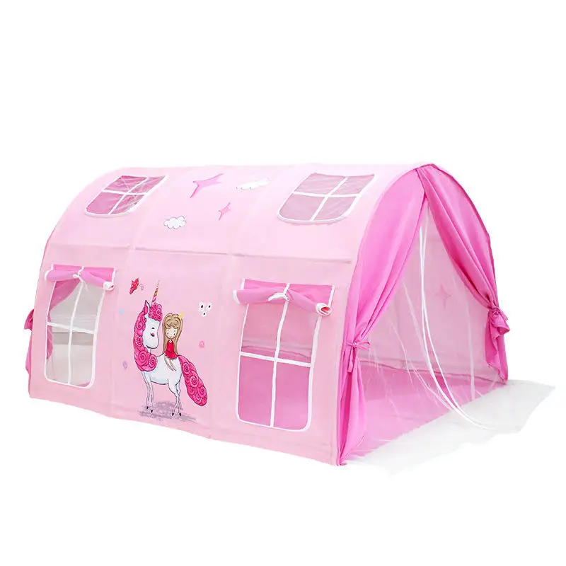 Fabrieksgroothandel Gemakkelijke Installatie van Vouwbare Roze Meid Prinses Bedtent