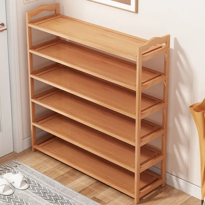 product high quality modern bamboo 7 layer eco friendly home furniture living room shoe rack with adjustable design and easy assembly-13