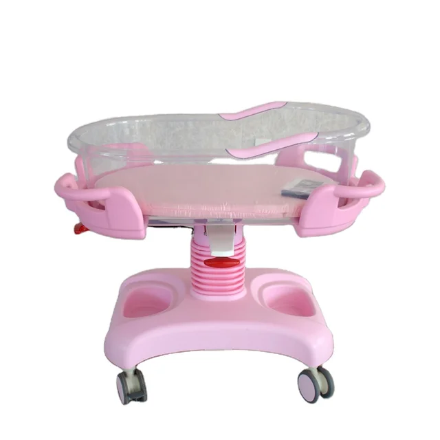 hospital usage plastic baby cot for infant new born baby bed