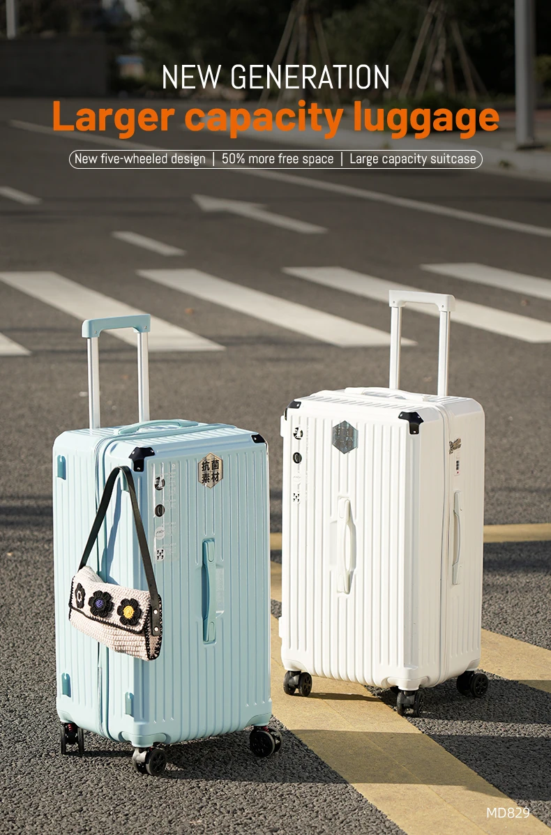 30 Inch Abs Anti Scratch Luggage Bag Travel Trunk Style Durable