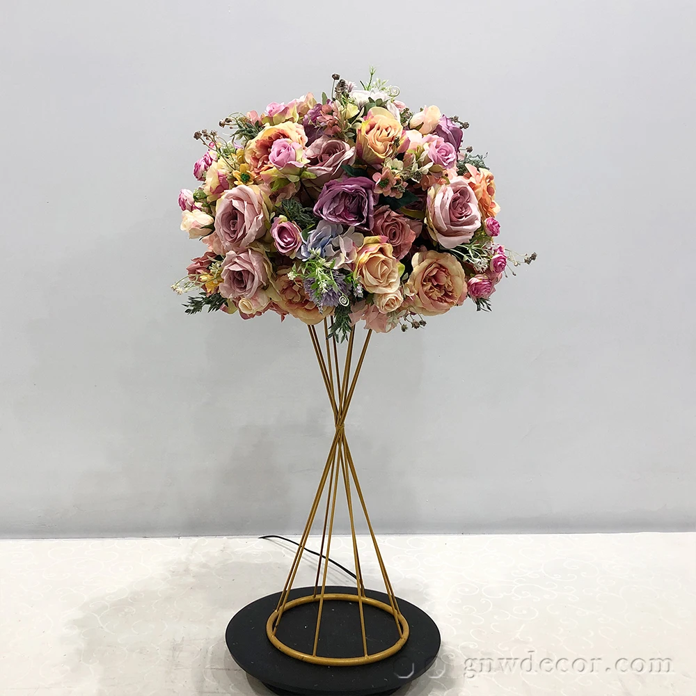 Ceremony Floral Artificial Rose Flower Runner Wedding Party Decoration