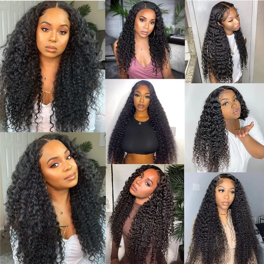 12A Deep Wave Curly Human Hair Bundles Brazilian Hair Weave Remy Human Hair Bundles 32 Inch Bundles Hair Extensions For Women_voghion.com