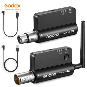 TimoLink TX/TimoLink RX Wireless DMX Transmitter with Built-in LumenRadio CRMX Transmitter for up to 984 'remote Transmission